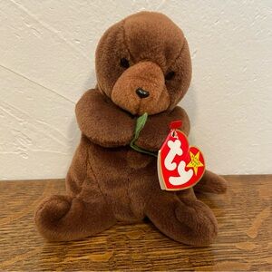 VINTAGE TY SEAWEED THE OTTER TOY COLLECTIBLE BEANIE BABY